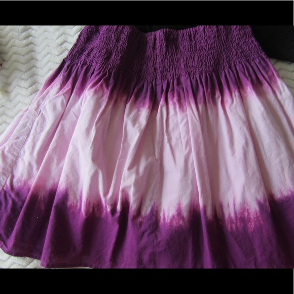 Tie Dye Skater Skirt With Pockets - Picture 6 of 7